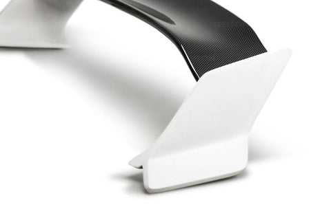 Seibon Fiberglass Spoiler w/ Carbon Center | 2016-2017 Honda Civic Coupe (RS16HDCV2-TT-GF)