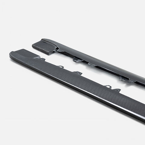 Seibon MB-Style Carbon Fiber Side Skirts | 2021-2022 Lexus IS/F Sport (SS21LXIS350-MBT)