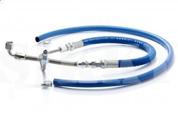 100 パイプライン フライヤー Sikky Manufacturing LS1 Power Steering Line w/ -6an Pump Fitting