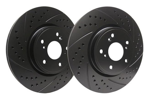 SP Performance 291mm Drilled And Slotted Rear Brake Rotors | 2006-2015 Lexus IS250 (F52-447)