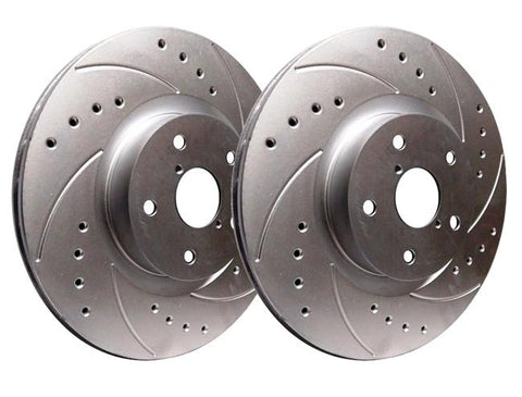 SP Performance Drilled And Slotted Front Brake Rotors | 2004 Subaru WRX STI and 2019-2020 Toyota 86 (F47-409/P/BP)