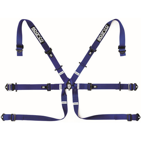 Sparco Formula 2" 6-Point Harness (04819H2NR/AZ/RS)