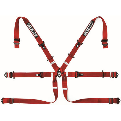 Sparco Formula 2" 6-Point Harness (04819H2NR/AZ/RS)