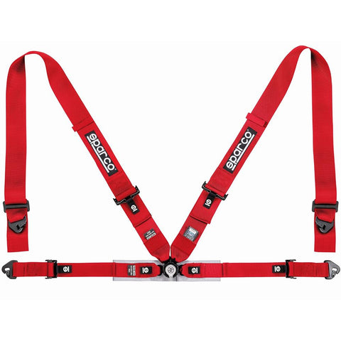 Sparco 3" 4-Point Competition Harness (04716M1AZ/NR/RS)