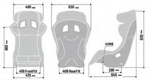 Sparco PRO ADV QRT Racing Seat (008017RNR)