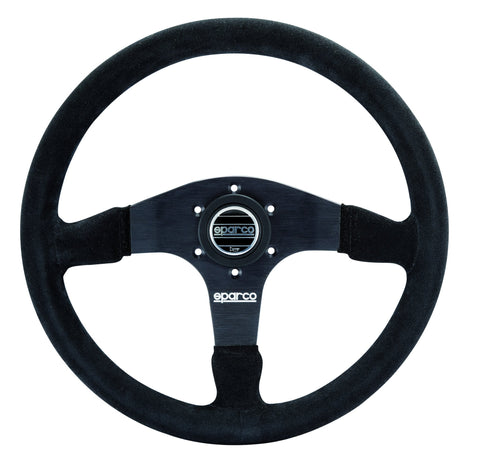 Sparco Black Suede Steering Wheel R375 (015R375PSN)