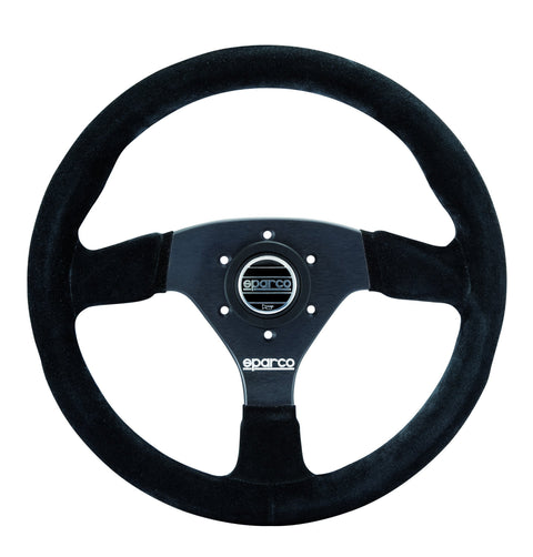 Sparco Black Suede Steering Wheel R383 (015R383PSN)
