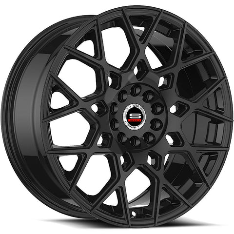 Spec-1 Wheels SP-52 Gloss Black 20x8.5 | 5x114.3/5x120 (SP-5220853838GB)