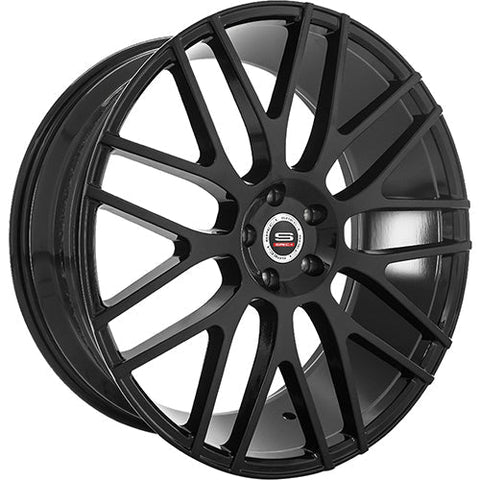 Spec-1 Wheels SPL-201 Gloss Black 22x10.5 | Blank (SPL201221054020GB)