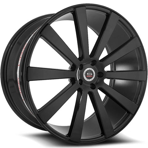 Spec-1 Wheels SPL-002 Gloss Black 24x10 | 5x114.3 (SPL20224104020GB-DT-5X114.3)