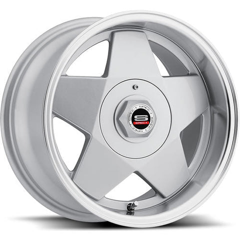 Spec-1 Wheels SPT-7 Silver w/ Machined Lip 15x8 | 4x100/4x108 (STR7S-1580920SML)