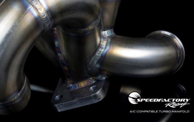 SpeedFactory B Series A/C Compatible Ramhorn Turbo Manifold