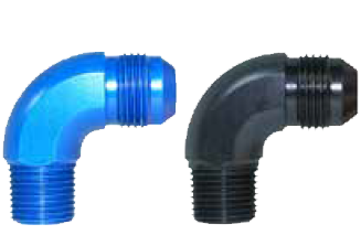 Speedflow -8AN to NPT Male-Male 90deg Adapters (SF-822-08)