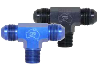 Speedflow -10AN Tee Adapter With 1/2" NPT On Branch (SF-825-10)