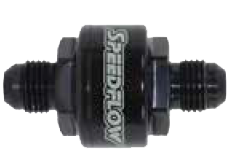 Speedflow Micro Series -6AN Male Inline Filter (SF-600-06-BLK)