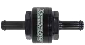 Speedflow Micro Series 5/16" Hose Tail Inline Filter  (SF-600-505-BLK)