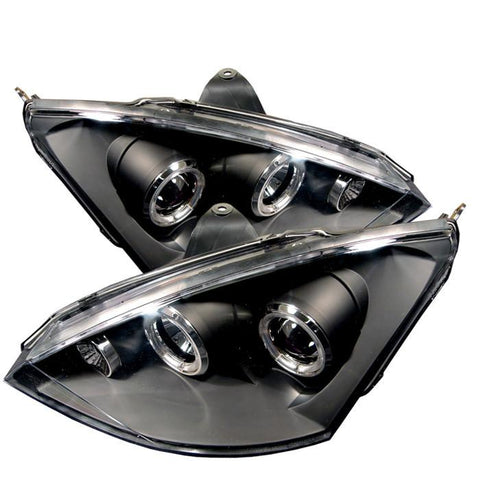Spyder Auto Ford Focus 00-04 Projector Headlights - ( Do Not Fit SVT Model ) - LED Halo - Black - High H1 (Included) - Low H1 (Included) - Modern Automotive Performance
