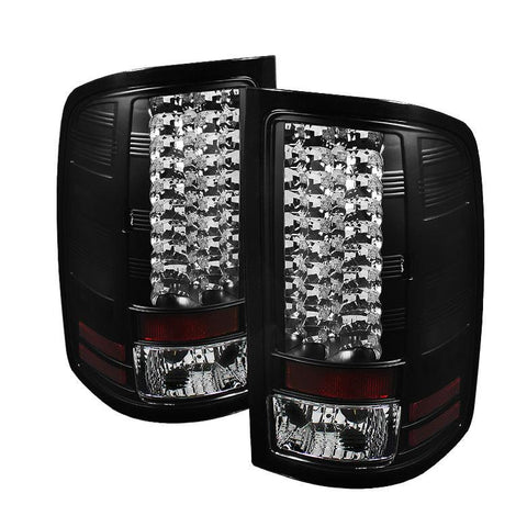 Spyder Auto  GMC Sierra 07-13 (Not fit 3500 Dually 4 Rear Wheels) LED Tail Lights - Black