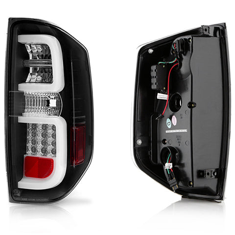 Spyder LED Tail Lights with Black Housing | 2014-2016 Toyota Tundra (5080196)