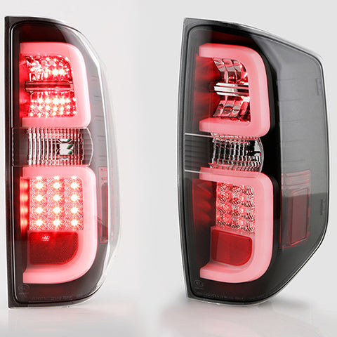 Spyder LED Tail Lights with Black Housing | 2014-2016 Toyota Tundra (5080196)