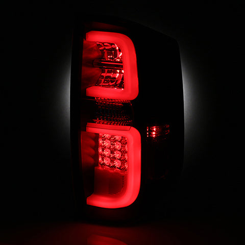 Spyder LED Tail Lights with Black Housing | 2014-2016 Toyota Tundra (5080196)