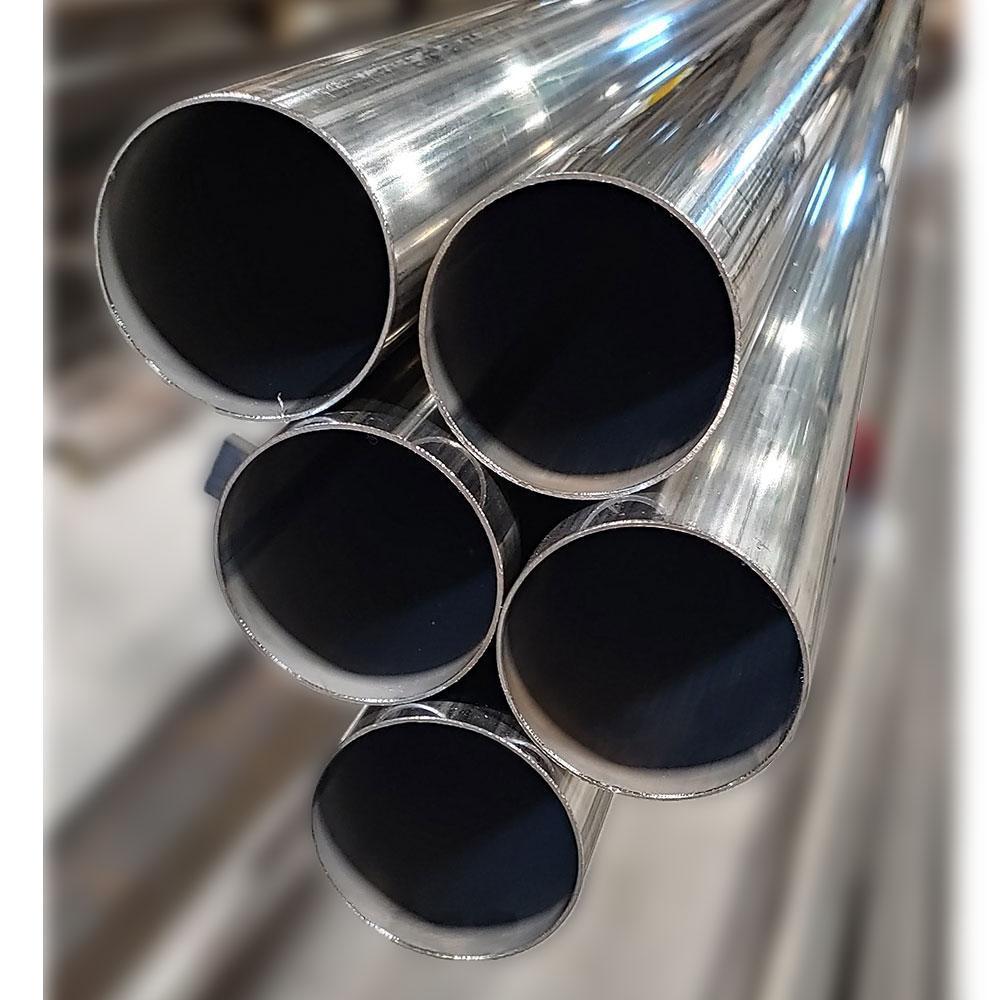Stainless Steel Straight Exhaust Pipe (2 inch OD 5' feet long)