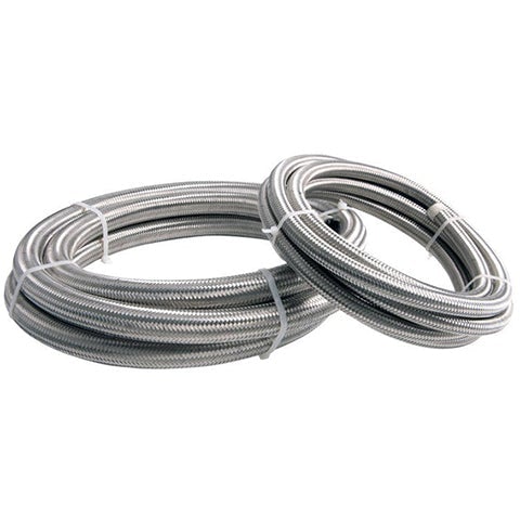 System1 Designs 4ft. Long -8AN Stainless Steel Hose (7700-4)
