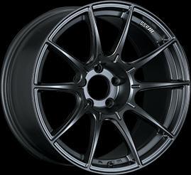 SSR GTX01 4x100 17x7.0" +42mm Offset Flat Black Wheels