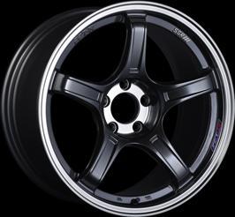 SSR GTX03 4x100 15x5.0" +45mm Offset Black Graphite Wheels