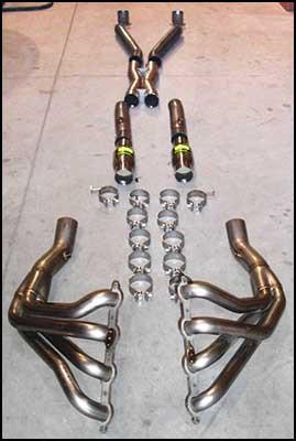 Stainless Works Exhaust Headers w/ Cats (Corvette C5 Z06 / LS6) - Modern Automotive Performance

