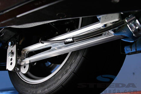 Steeda Mustang Billet Rear Lower Control Arms - Poly Ends | 2005-2014 Ford Mustang (555-4405)