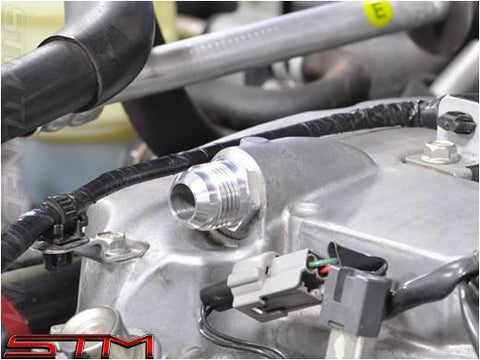 STM Aluminum Valve Cover Fittings | 2008-2015 Mitsubishi Evolution X (STM-VCF-EVOX)