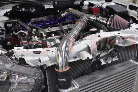 STM 2.5" Aluminum Upper Intercooler Pipe | 2008-2015 Mitsubishi Lancer Evolution X (STM-EVOX-UICP-AL)