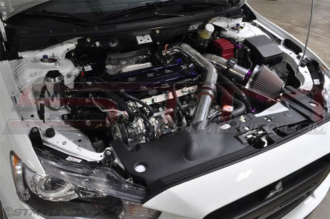 STM 2.5" Aluminum Upper Intercooler Pipe | 2008-2015 Mitsubishi Lancer Evolution X (STM-EVOX-UICP-AL)