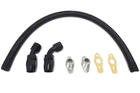 STM Turbo Oil Return Line -10AN | 2003-2007 Mitsubishi Evo 8/9 (EVO89-TORLB-STK)