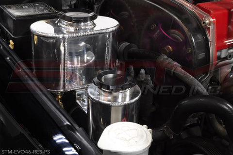 STM Power Steering Reservoir | 1996-2001 Mitsubishi Evo 4/5/6 (STM-EVO46-RES-PS)