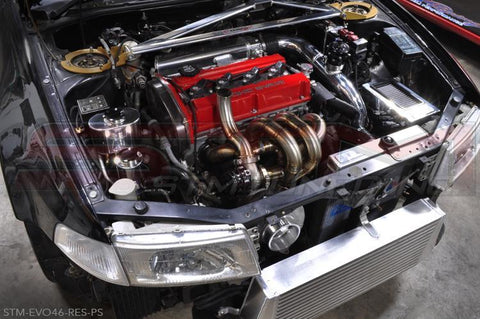 STM Power Steering Reservoir | 1996-2001 Mitsubishi Evo 4/5/6 (STM-EVO46-RES-PS)