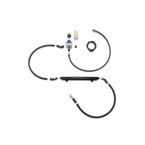 STM -6AN Fuel Feed & Return Kit w/ Rail | 2003-2006 Mitsubishi Evolution 8/9 (STM-EVO89-FFRR)