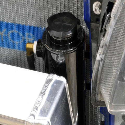 STM Relocated Coolant Overflow Reservoir | 2003-2006 Mitsubishi Lancer Evolution 8/9 (STM-EVO89-REL-CRES-BR)