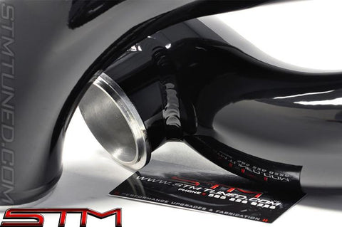STM Aluminum Lower Intercooler Pipe Kit | 2008-2015 Mitsubishi Evo X (STM-EVOX-LICP-AL)