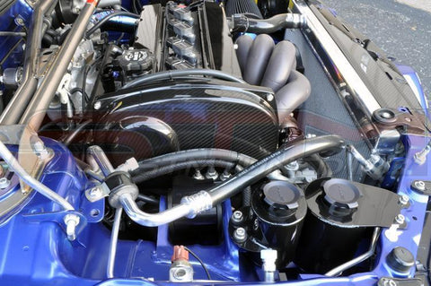 STM Aluminum Power Steering Reservoir | 2003-2006 Mitsubishi Evo 8/9 (STM-EVO89-RES-PS)