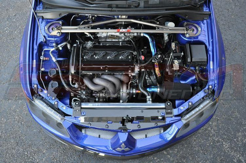 STM Aluminum Power Steering Reservoir | 2003-2006 Mitsubishi Evo 8/9 (STM-EVO89-RES-PS)