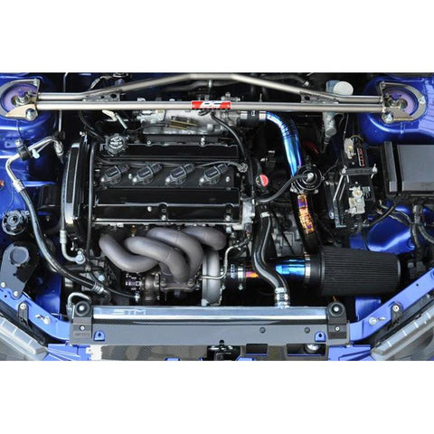 STM Standard Placement V-Band Exhaust Manifold | 2001-2006 Mitsubishi Evo 7/8/9 (STM-MANI-EVO79-STK)