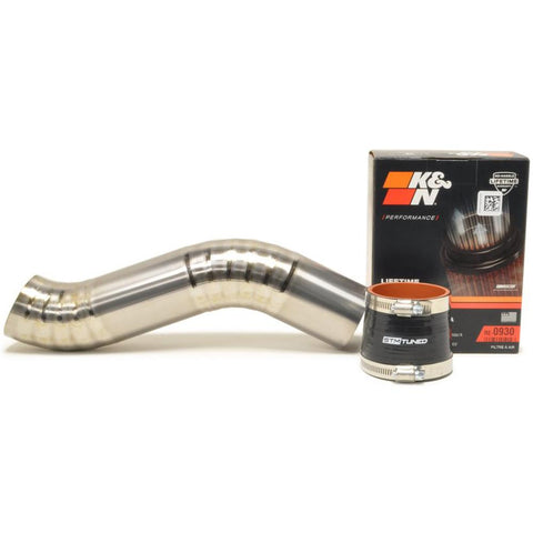 STM DSM Titanium 3" SD Intake Kit with K&N Filter | 1990-1999 Mitsubishi Eclipse GST/GSX and 1990-1998 Eagle Talon TSi (STM-DSM-INTK-SD-TI-BARE-225)