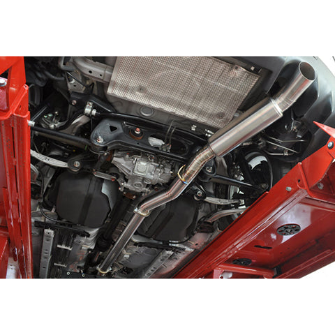 STM Single Exit Titanium Cat-Back Exhaust | 2008-2015 Mitsubishi Evolution X (STM-EVOX-EXSE-PTI)