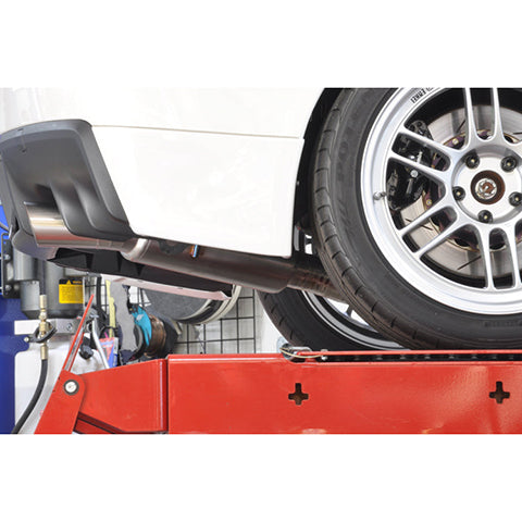 STM Single Exit Titanium Cat-Back Exhaust | 2008-2015 Mitsubishi Evolution X (STM-EVOX-EXSE-PTI)