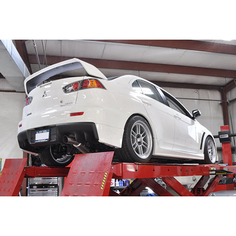 STM Single Exit Titanium Cat-Back Exhaust | 2008-2015 Mitsubishi Evolution X (STM-EVOX-EXSE-PTI)