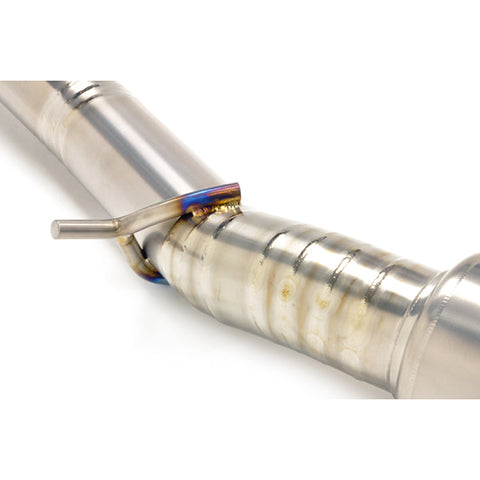 STM Single Exit Titanium Cat-Back Exhaust | 2008-2015 Mitsubishi Evolution X (STM-EVOX-EXSE-PTI)