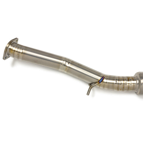 STM Single Exit Titanium Cat-Back Exhaust | 2008-2015 Mitsubishi Evolution X (STM-EVOX-EXSE-PTI)