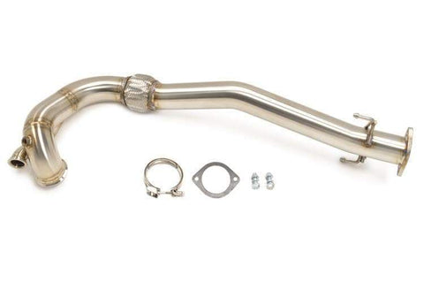 STM Stainless Steel Downpipe Recirc for FP SS Housing | 2001-2006 Mitsubishi Lancer Evolution 7/8/9 (STM-EVO-O2DPFP-RC)